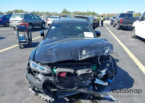 2021 BMW M3 Competition from USA, damaged, VIN WBS33AY09MFL43691